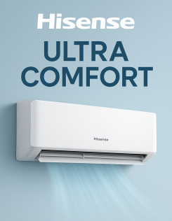Hisense Ultra Comfort 3,5 kW Fűtés -20°C külső hőmérsékletig